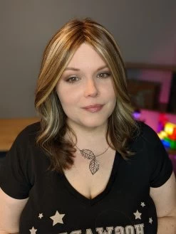 Crave The Wave Topper By Raquel Welch -Beautique Hair Shop RWCravetheWaveSSIcedCafeLatteFront