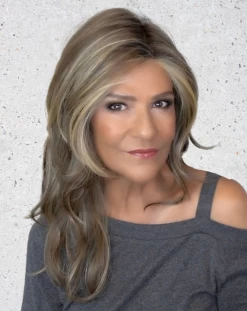 Stroke Of Genius Wig By Raquel Welch | Mono Part 29 Stroke Of Genius Wig By Raquel Welch | Mono Part -Beautique Hair Shop RWStrokeofGeniusRL9 24SSShadedIcedCafeLatte