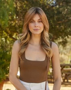 Remy Human Hair Topper 10" By Amore | Mono Top -Beautique Hair Shop RemyTP10HazenutCreamRoot6