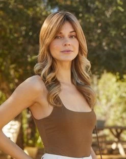 Remy Human Hair Topper 10" By Amore | Mono Top -Beautique Hair Shop RemyTP10HazenutCreamRoot8