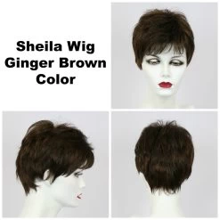 Sheila Large Wig By Godiva's Secret Wigs -Beautique Hair Shop Sheila Ginger Brown 01357.1458853208.1280.1280