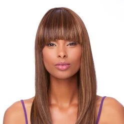 Sleek & Straight Wig By TressAllure | Mono Crown -Beautique Hair Shop Sleek and Straight 2