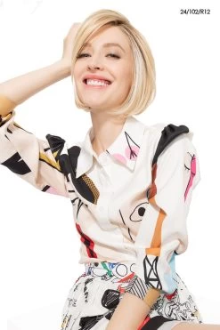 Smooth Cut Bob Wig By TressAllure | Mono Top | Heat-Friendly Synthetic -Beautique Hair Shop Smooth Cut 24102R12 0494 Edit