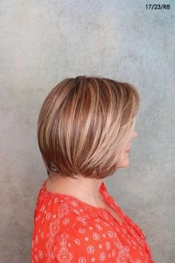 Smooth Cut Bob Wig By TressAllure | Mono Top | Heat-Friendly Synthetic -Beautique Hair Shop SmoothCutbob1723R8TAsidec