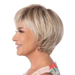 Contemporary Bob Wig By Toni Brattin -Beautique Hair Shop TB ContemporaryBob Model Side1