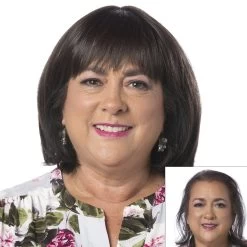 Total Topper By Toni Brattin | Heat Friendly Synthetic -Beautique Hair Shop TB TotalTopper Product FrontandBefore1