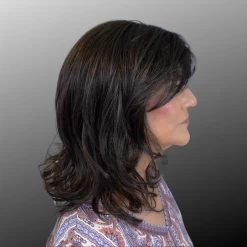 Ravishing Wig By Toni Brattin | Heat Friendly Synthetic -Beautique Hair Shop ToniBrattingRavishingDKBrownSide