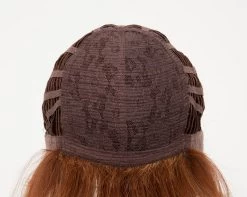 Whitney Wig By Envy | Human Hair | Synthetic Blend -Beautique Hair Shop WhitneyFront LighterRed