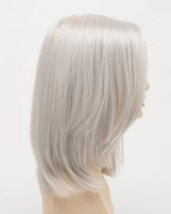 Zoey Wig By Envy | Mono Top | Human Hair | Synthetic Blend -Beautique Hair Shop ZoeyRightSide LightGrey