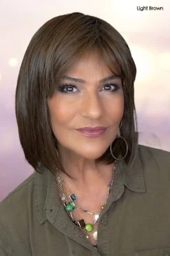 Whisper Wig By Toni Brattin | Heat-Friendly Synthetic -Beautique Hair Shop cTBWHISPERLightBrownFront2