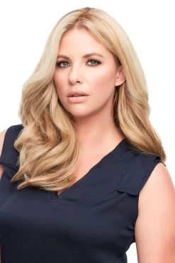 EasiPart Topper French 12" | Remy Human Hair | Renau Exclusive -Beautique Hair Shop easiPart French 12inch 12FS8 side