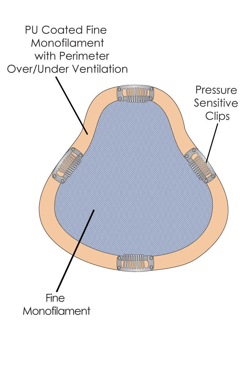 EasiPart XL Topper 18" | Remy Human Hair 10 EasiPart XL Topper 18" | Remy Human Hair - Image 8