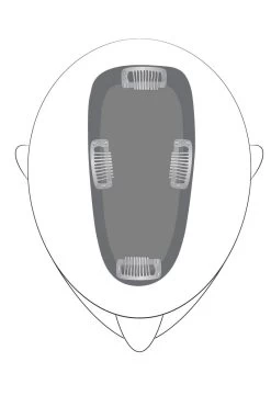 EasiPart Topper 18" | Remy Human Hair -Beautique Hair Shop easipart placement 76382f08 5524 4a8f a1b5 cb79f0f416b7