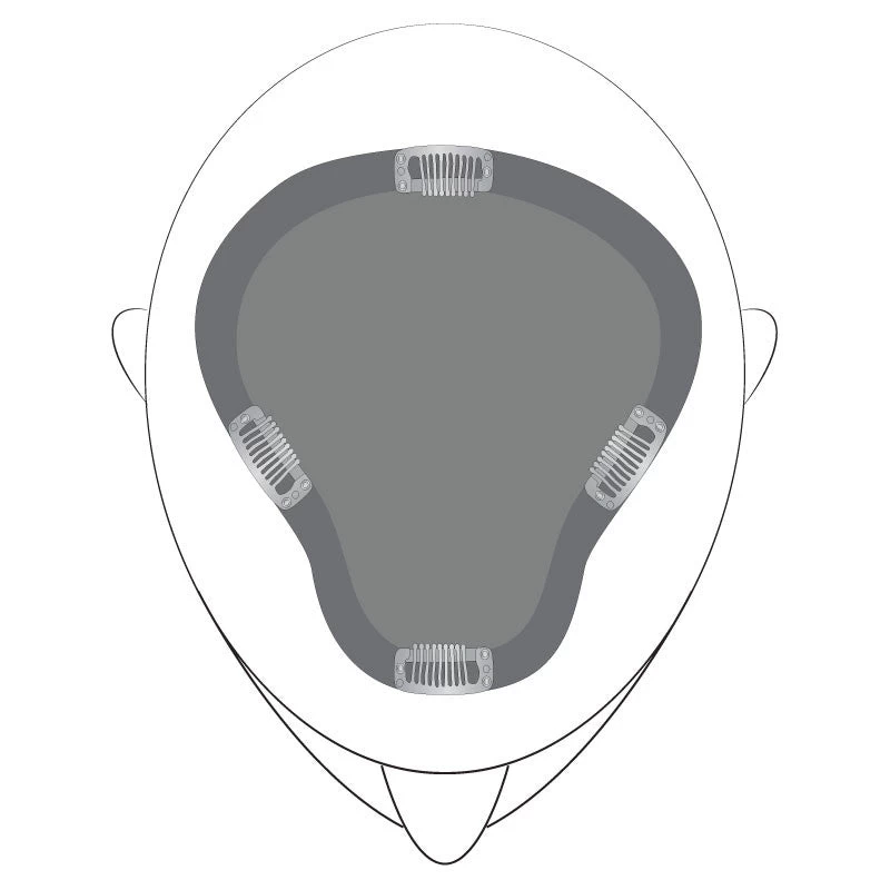 EasiPart XL Topper 12" | Remy Human Hair | Renau Exclusive 10 EasiPart XL Topper 12" | Remy Human Hair | Renau Exclusive - Image 8