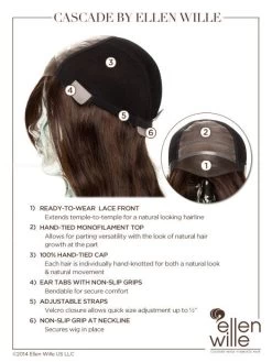 Cascade Wig By Ellen Wille | Mono Top 31 Cascade Wig By Ellen Wille | Mono Top -Beautique Hair Shop ewcascade cap
