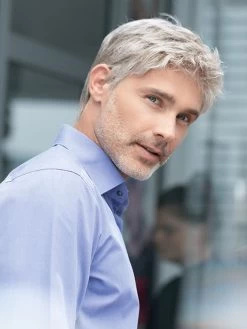 Brad Men's Wig By Ellen Wille | HAIRforMANce | Mono Crown -Beautique Hair Shop resized 0009s 0002 ew HAIRforMANce Brad 6